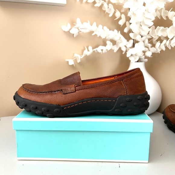 B.U.M. Equipment Leather and Rubber Slip on Shoes in Spice Size 7 - Picture 9 of 17